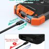 BLAVOR Solar Charger Power Bank 10,000mAh, Portable Wireless Charger, 20W Fast Charging External Battery Pack with USB C for Cell Phones, Solar Panel Charger with Dual Flashlight for Camping - Image 4